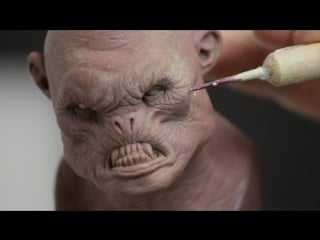 How to sculpt a monster mask/скульптор jonathan fuller/ лепка