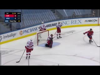 Alex ovechkin sets up high circle and blasts one timer by petr mrazek [d8regpb2rry]