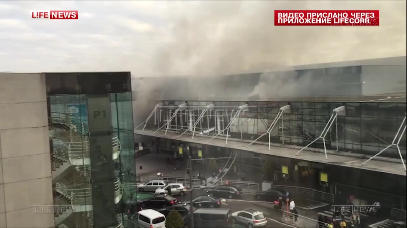 В аэропорту брюсселя молодые посадка