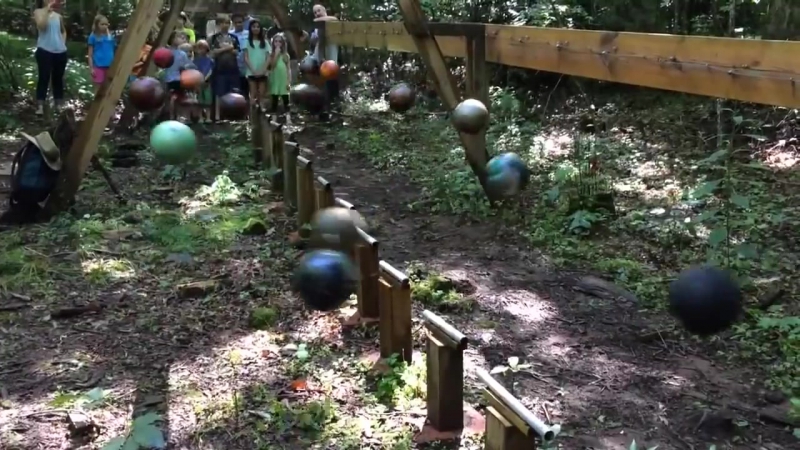 Учитель показал маятник