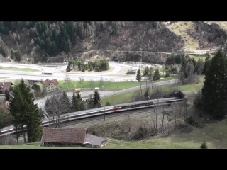 Bahnverkehr gotthard nordrampe, 31 3 2016 teil 3 wassen