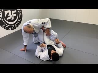 Jonnatas gracie very unique way to sweep from one leg x guard (single x) mixed with spider guard