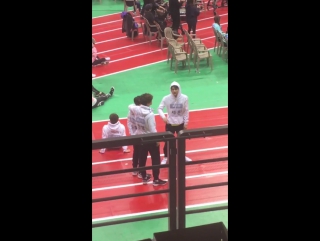 [fancam] 170116 exo's chanyeol, suho, sehun @ isac 2017