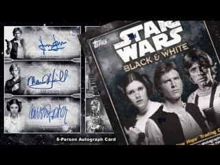 2018 topps star wars black and white a new hope trading cards