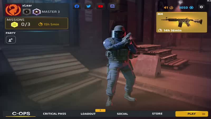 Loadout in critical ops