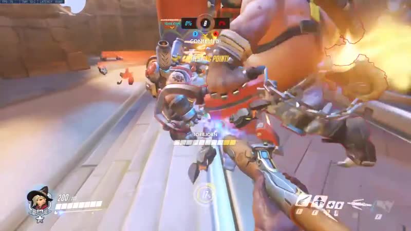 Mercy can now damage boost torb's turret