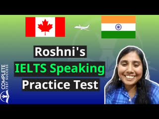 Mock ielts speaking test with roshni from india