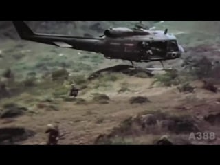 Bell uh 1 huey helicopter in vietnam rolling stones gimme shelter hd