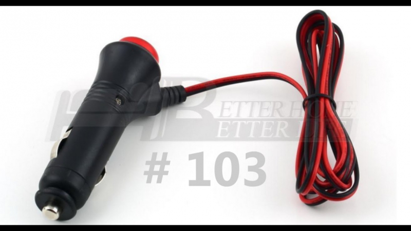Разветвитель прикуривателя коннектор / cigarette lighter splitter connector # 103