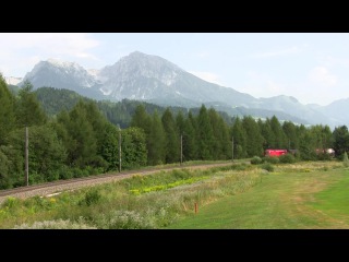 Bahnverkehr auf der pyhrnbahn schlechtes wetter am lokomotion grut weiterhin