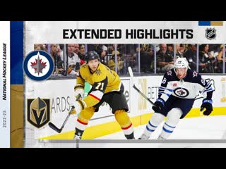 Winnipeg jets vs vegas golden knights oct 20, 2022 highlights