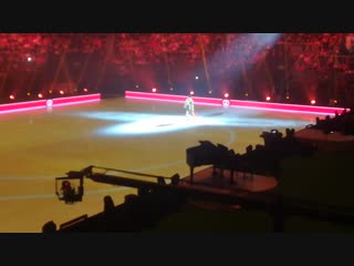 Javier fernandez solo exibition revolution on ice 29 12 2018 madrid, spain