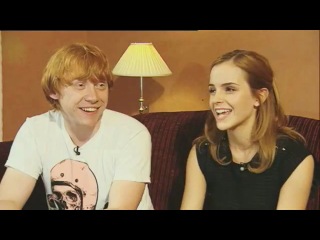 ║• gmtv interview with rupert grint and emma watson