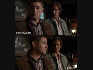 #j2 #thewinchesters #expectation vs #reality #season4 #spn