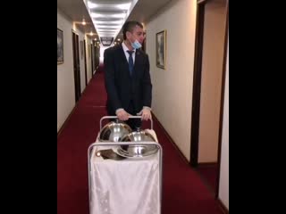 Подушкачеллендж💭 room service (обслуживание в номере) от @ krugly stol в бизнес отеле @ tatarstan hotel продолжаем работать по