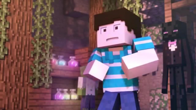 Майкрафт встреча с ведьмой