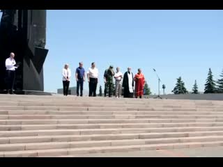 Принятие присяги новыми юнармейцами