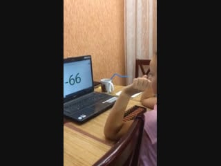 Злата 18 лет) домашняя тренироа