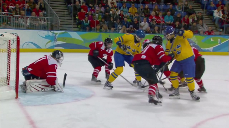 Sweden 3 0 switzerland womens ice hockey vancouver 2010