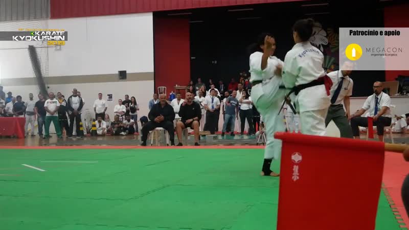 Bianca borba vs mickaelli santos campeonato brasileiro de kyokushin 2019