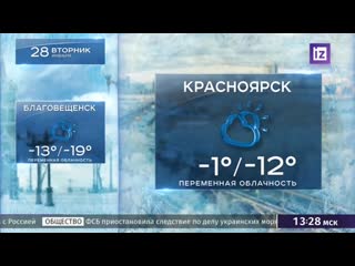 27 01 2020 1328мск погода 28 01 2020,вт благовещенск