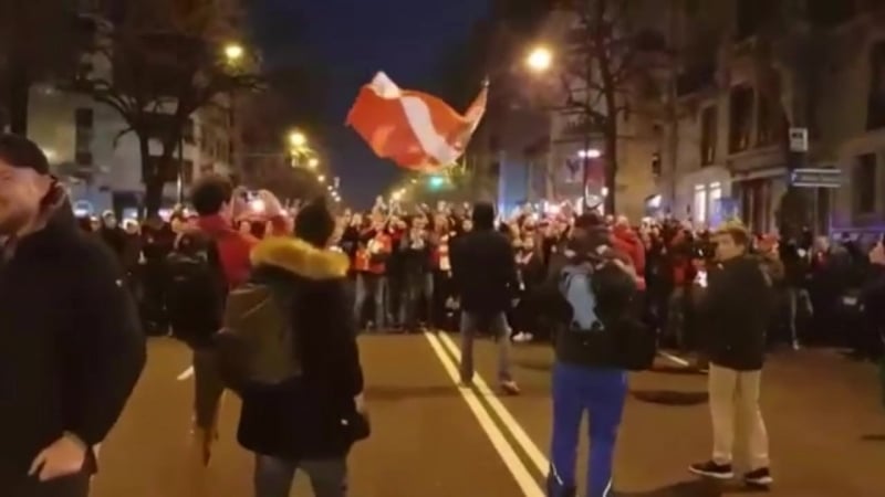 Ч 2 начало испанский бильбао встречал балельщиков спартака февраль 2018