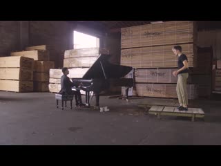 New york philharmonic at steinway factory, featuring conrad tao and caleb teicher