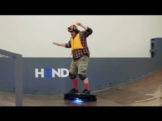 Tony hawk rides worlds first real hoverboard hendo hover