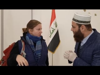 A press interview with a russian structure called katy with sheikh ali mahmoud by magic and touching the genie part i