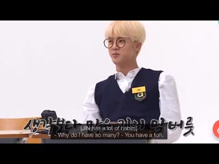 Yoongi teasing jin about his habit of saying “yah” but little did he know he does it himself soulmates 🥺💞