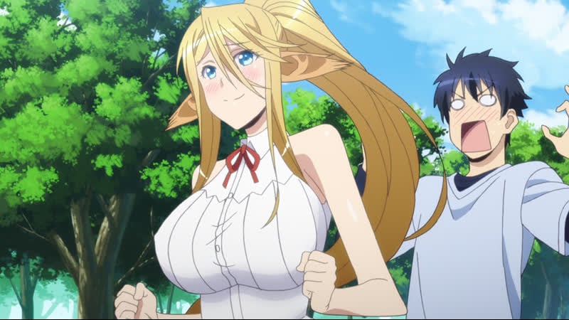 [18+][miraidub] повседневная жизнь с девушкой монстром / monster musume no iru nichijou 3 серия (mvo)