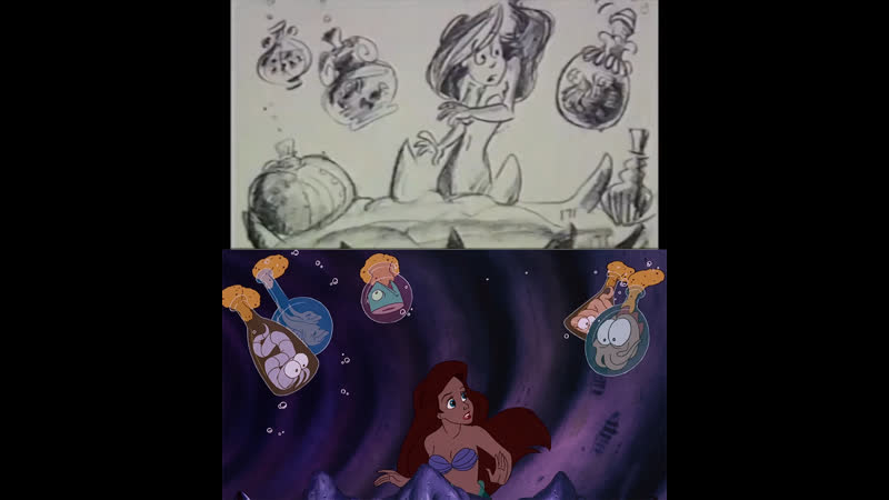 «русалочка» аниматик и итоговая сцена