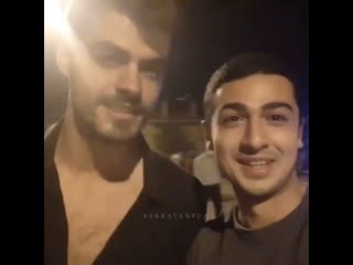 Берк с фаном (за кадром гс)