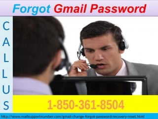 For quick and instant remedy to gmail problems, contact forgot gmail password 1 850 361 8504 !