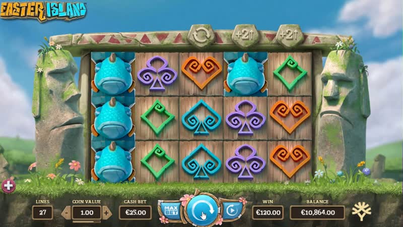 Игровой автомат easter island (yggdrasil gaming)