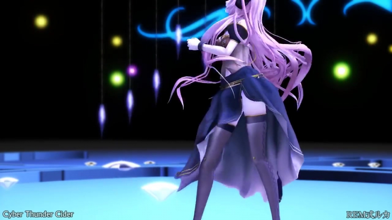 [mmd] cyber thunder cider (rems megurine luka v4x ⁄ rem式巡音ルカ)