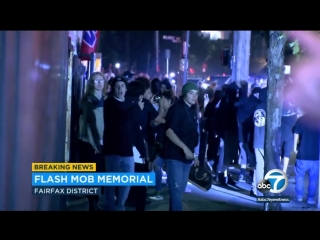 Large crowd gets rowdy during memorial for xxxtentacion abc7