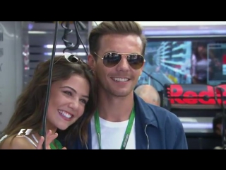 More smiles in the @redbullracing garage from @louis tomlinson and @daniellemcam #f1 #monacogp