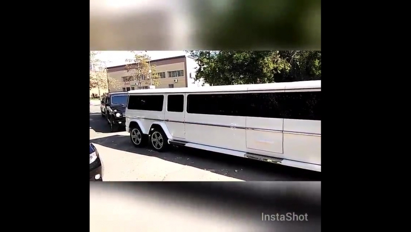 Лимузин mercedes benz gelandewagen g500