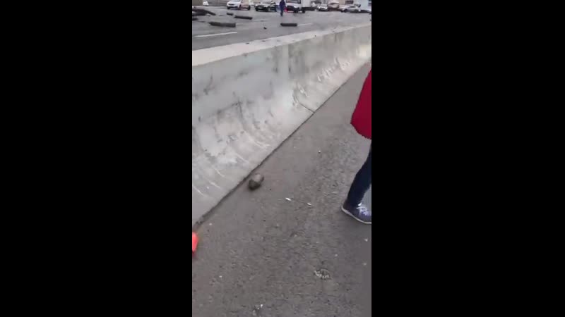 Авария на 40км мкад, баллоны разлетелись мчс дтп 29 10 2019