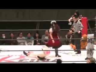 4 hanako nakamori makoto vs gabaiji chan yako fujigasaki (12/26/15)