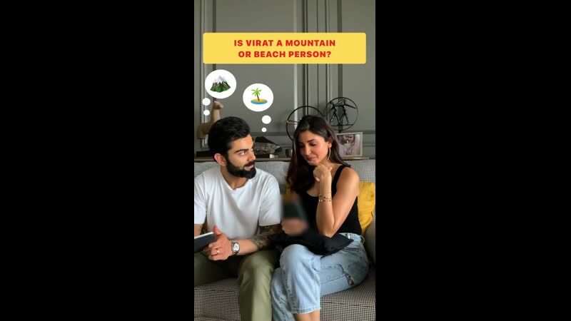 Anushka sharma and virat kohli took a break with