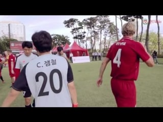 Lfc legends sami hyypia, mcatee and luis garcia are in seoul for the latest leg of lfcworld