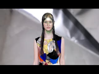 Polina zavialova #eskimomodels for marni fall winter 2020 2021