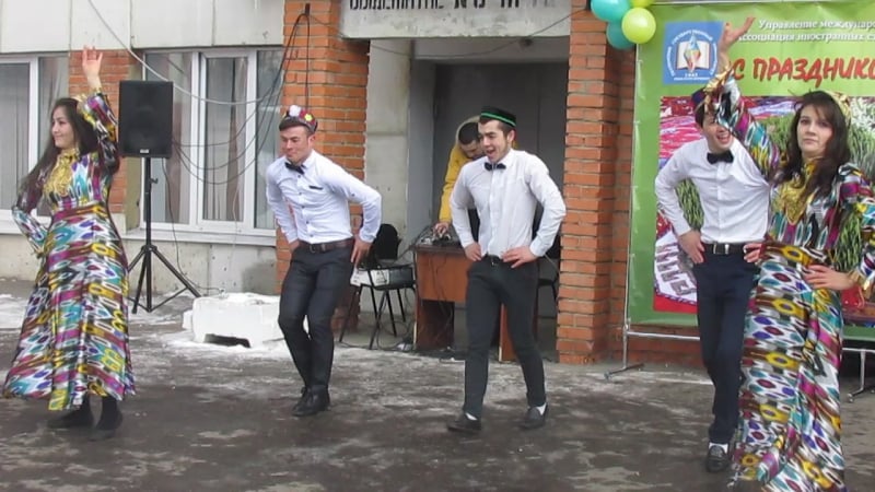 Таджикский танец ракси точики навруз 2016 (пенза пгу)