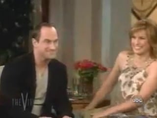 Mariska hargitay and christopher meloni on the view