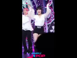 [fancam] gwsn pinky star (anne focused) (run) @ simply k pop 190322