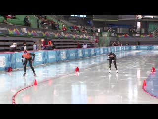 Speed skating 500m min sun kim (kor) wins womens gold ¦ ​lillehammer 2016 ​youth olympic games​