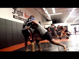 Cyborg & rodolfo vieira train wrestling