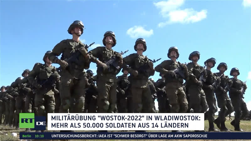 "wostok 2022" – mehr als soldaten aus 14 ländern